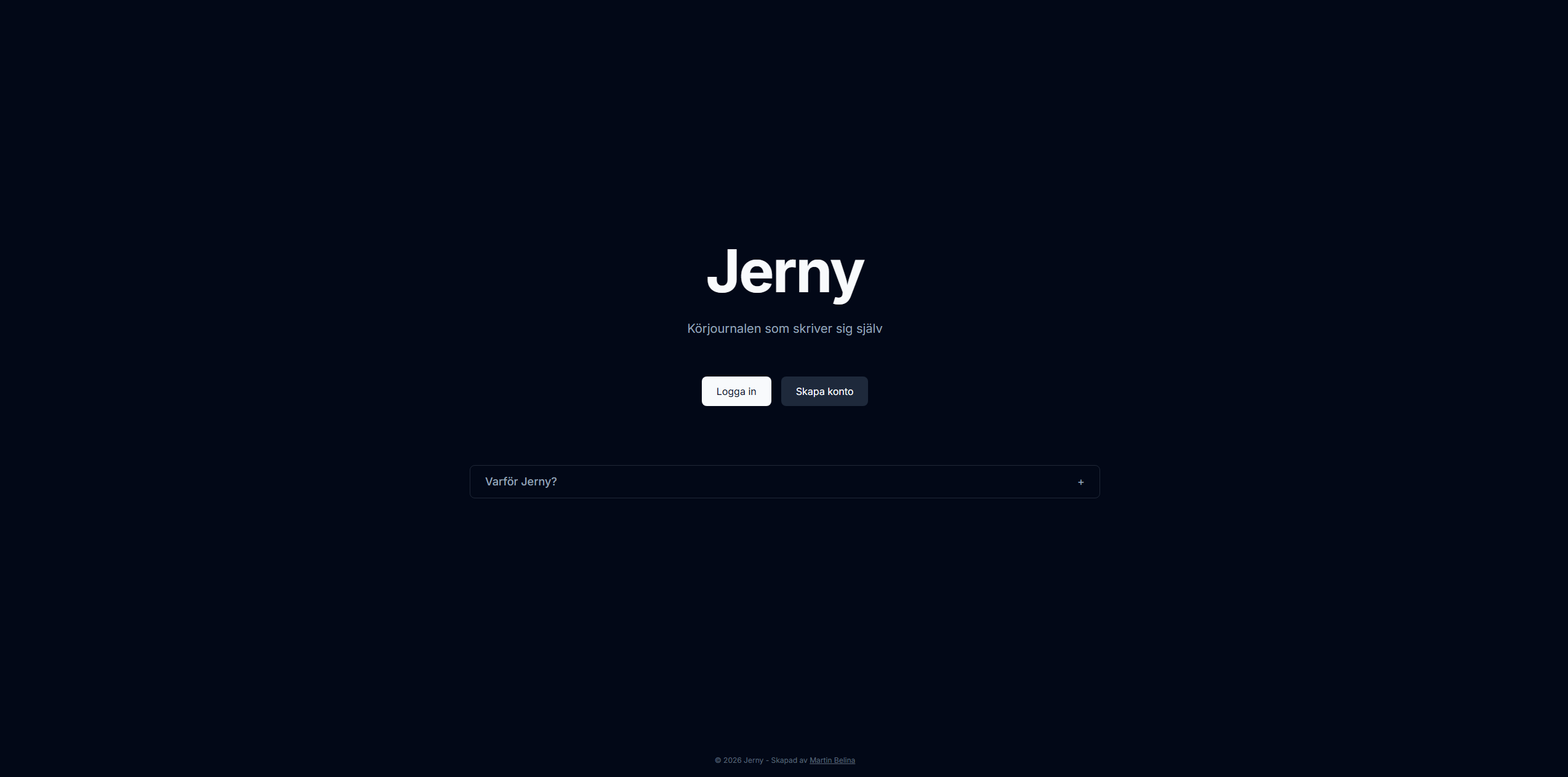 Jerny startsida